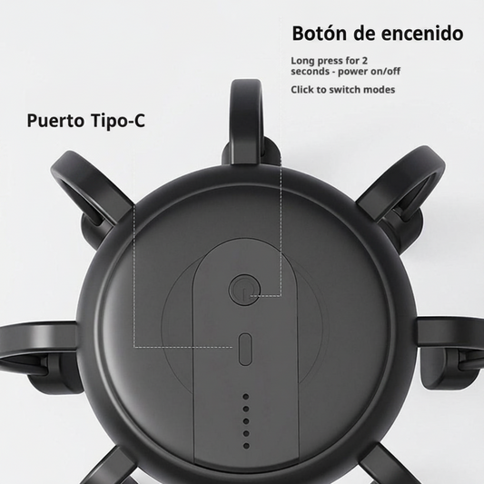 Masajeador De Cabeza Pulpo Recargable