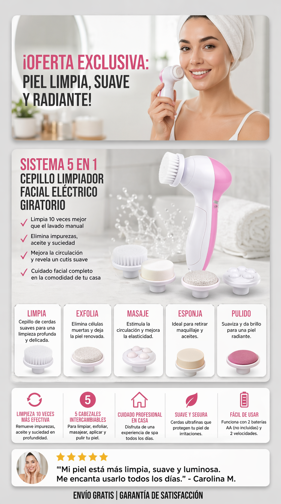 TRANSFORMA TU PIEL EN MINUTOS ✨ LIMPIEZA PROFUNDA Y EFECTO SPA EN CASA