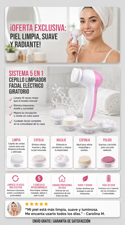 TRANSFORMA TU PIEL EN MINUTOS ✨ LIMPIEZA PROFUNDA Y EFECTO SPA EN CASA