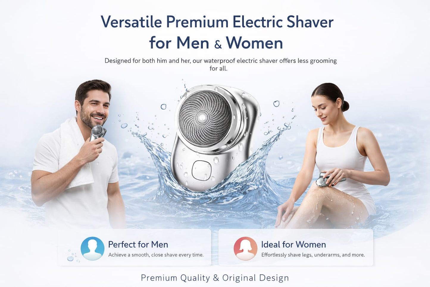 Afeitadora Eléctrica Premium - Multifuncional Para Hombres y Mujeres