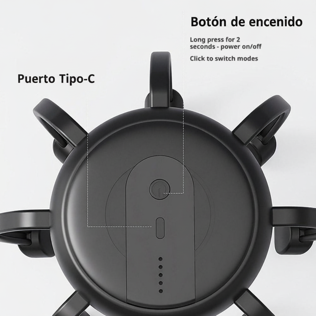 Masajeador De Cabeza Pulpo Recargable